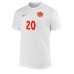 Kanada Jonathan David #20 Fußballbekleidung Auswärtstrikot WM 2022 Kurzarm